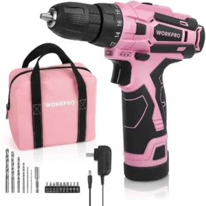 Caja de 10 piezas: Taladro Inalámbrico Rosa